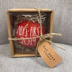 Rae Dunn Baby's First 2019 Ornament